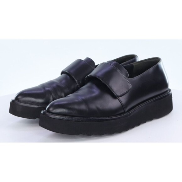 Vince Ames $220 Men's Pointed Toe Platform Loafers Shoes Sz EU 36 US 6 M Leather